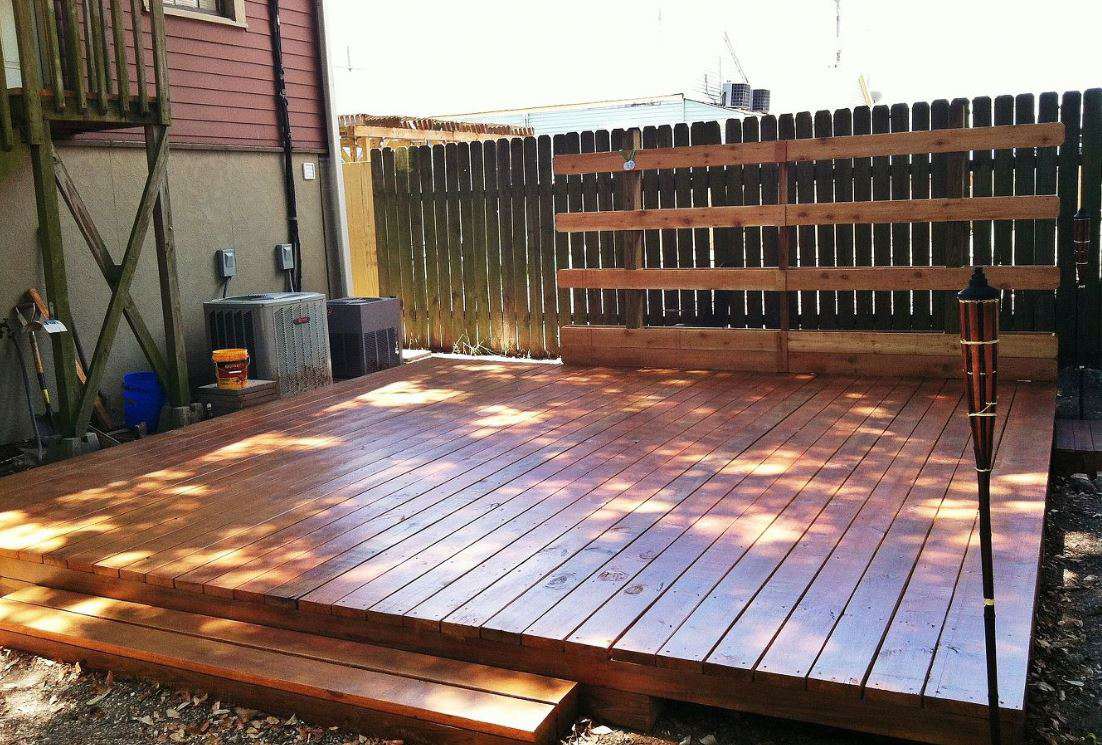 How to build a backyard deck?